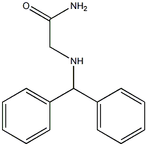 2-[(diphenylmethyl)amino]acetamide Struktur