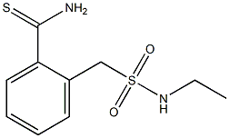 2-[(ethylsulfamoyl)methyl]benzene-1-carbothioamide Struktur