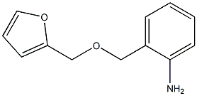 2-[(furan-2-ylmethoxy)methyl]aniline Struktur