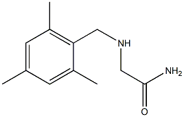 2-[(mesitylmethyl)amino]acetamide Struktur