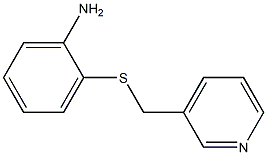 2-[(pyridin-3-ylmethyl)thio]aniline Struktur