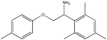 2-[1-amino-2-(4-methylphenoxy)ethyl]-1,3,5-trimethylbenzene Struktur