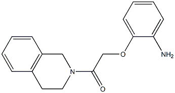 2-[2-(3,4-dihydroisoquinolin-2(1H)-yl)-2-oxoethoxy]aniline Struktur