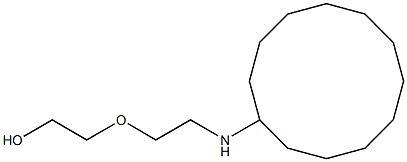 2-[2-(cyclododecylamino)ethoxy]ethan-1-ol Struktur