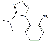 2-[2-(propan-2-yl)-1H-imidazol-1-yl]aniline Struktur