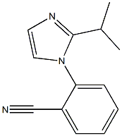 2-[2-(propan-2-yl)-1H-imidazol-1-yl]benzonitrile Struktur