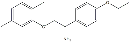 2-[2-amino-2-(4-ethoxyphenyl)ethoxy]-1,4-dimethylbenzene Struktur