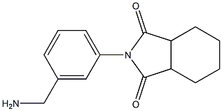 2-[3-(aminomethyl)phenyl]hexahydro-1H-isoindole-1,3(2H)-dione Struktur