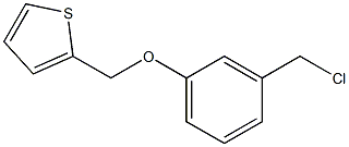 2-[3-(chloromethyl)phenoxymethyl]thiophene Struktur