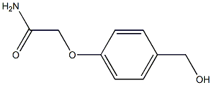 2-[4-(hydroxymethyl)phenoxy]acetamide Struktur