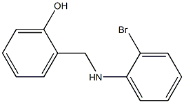 2-{[(2-bromophenyl)amino]methyl}phenol Struktur