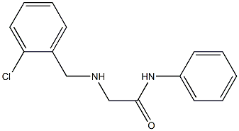 2-{[(2-chlorophenyl)methyl]amino}-N-phenylacetamide Struktur