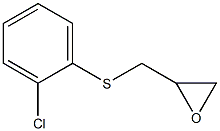 2-{[(2-chlorophenyl)sulfanyl]methyl}oxirane Struktur