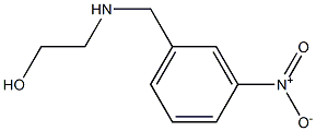 2-{[(3-nitrophenyl)methyl]amino}ethan-1-ol Struktur