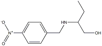 2-{[(4-nitrophenyl)methyl]amino}butan-1-ol Struktur