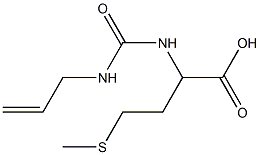 2-{[(allylamino)carbonyl]amino}-4-(methylthio)butanoic acid Struktur