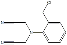 2-{[2-(chloromethyl)phenyl](cyanomethyl)amino}acetonitrile Struktur