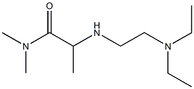 2-{[2-(diethylamino)ethyl]amino}-N,N-dimethylpropanamide Struktur