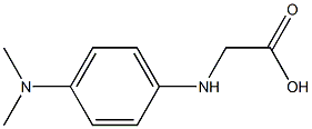 2-{[4-(dimethylamino)phenyl]amino}acetic acid Struktur