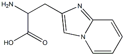 2-amino-3-imidazo[1,2-a]pyridin-2-ylpropanoic acid Struktur