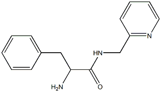 2-amino-3-phenyl-N-(pyridin-2-ylmethyl)propanamide Struktur