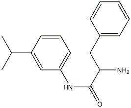 2-amino-3-phenyl-N-[3-(propan-2-yl)phenyl]propanamide Struktur