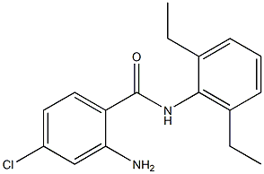 2-amino-4-chloro-N-(2,6-diethylphenyl)benzamide Struktur