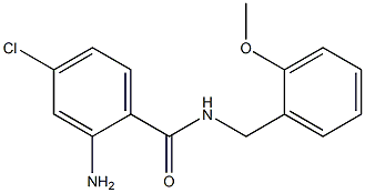 2-amino-4-chloro-N-[(2-methoxyphenyl)methyl]benzamide Struktur