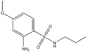 2-amino-4-methoxy-N-propylbenzene-1-sulfonamide Struktur