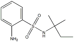 2-amino-N-(1,1-dimethylpropyl)benzenesulfonamide Struktur