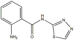 2-amino-N-(1,3,4-thiadiazol-2-yl)benzamide Struktur