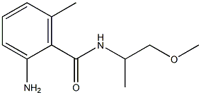 2-amino-N-(1-methoxypropan-2-yl)-6-methylbenzamide Struktur