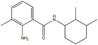 2-amino-N-(2,3-dimethylcyclohexyl)-3-methylbenzamide Struktur