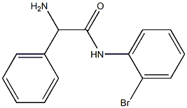 2-amino-N-(2-bromophenyl)-2-phenylacetamide Struktur