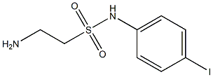 2-amino-N-(4-iodophenyl)ethane-1-sulfonamide Struktur