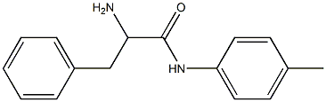 2-amino-N-(4-methylphenyl)-3-phenylpropanamide Struktur