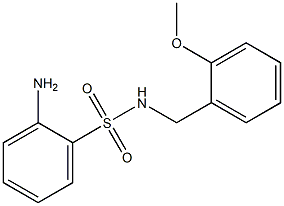 2-amino-N-[(2-methoxyphenyl)methyl]benzene-1-sulfonamide Struktur