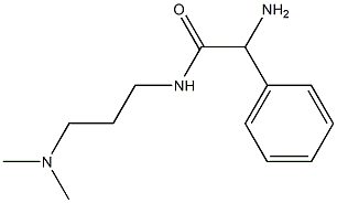 2-amino-N-[3-(dimethylamino)propyl]-2-phenylacetamide Struktur