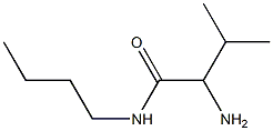 2-amino-N-butyl-3-methylbutanamide Struktur