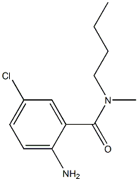 2-amino-N-butyl-5-chloro-N-methylbenzamide Struktur