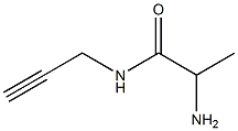 2-amino-N-prop-2-ynylpropanamide Struktur