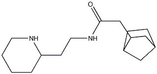 2-bicyclo[2.2.1]hept-2-yl-N-(2-piperidin-2-ylethyl)acetamide Struktur