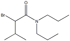 2-bromo-3-methyl-N,N-dipropylbutanamide Struktur