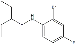 2-bromo-N-(2-ethylbutyl)-4-fluoroaniline Struktur