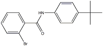 2-bromo-N-(4-tert-butylphenyl)benzamide Struktur