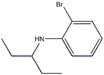 2-bromo-N-(pentan-3-yl)aniline Struktur