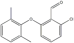 2-chloro-6-(2,6-dimethylphenoxy)benzaldehyde Struktur