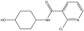 2-chloro-N-(4-hydroxycyclohexyl)pyridine-3-carboxamide Struktur