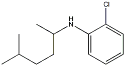 2-chloro-N-(5-methylhexan-2-yl)aniline Struktur