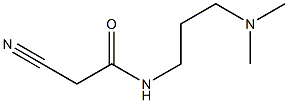 2-cyano-N-[3-(dimethylamino)propyl]acetamide Struktur